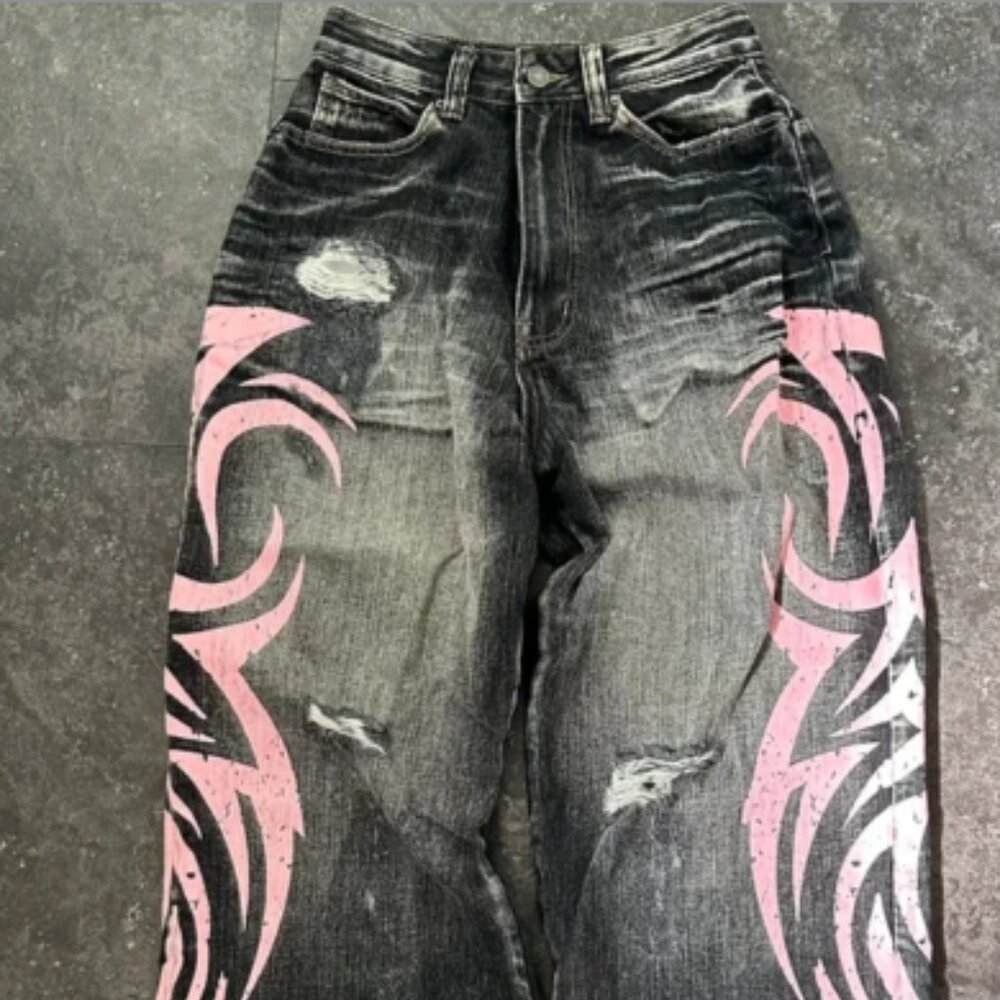 jaded london pink blade colossus XS jeans